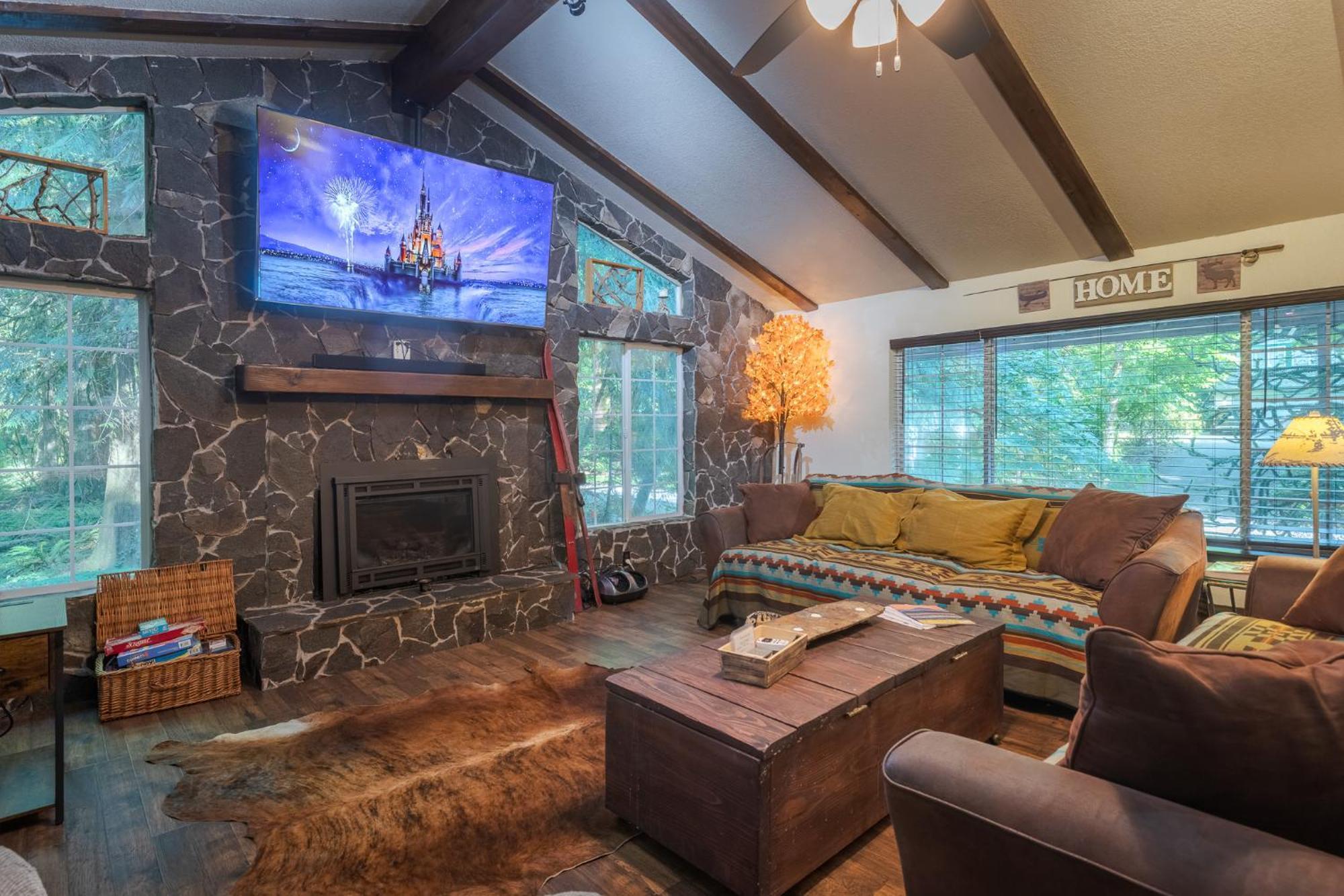 Cozy Bird House W Big Screen! Mount Hood Village Buitenkant foto